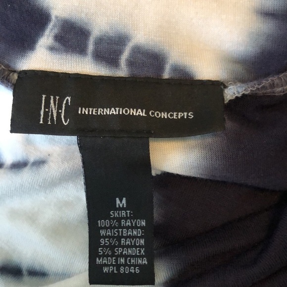 INC Ocean's Tale Tie-dyed Convertible Skir… - Picture 15 of 16
